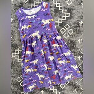 Hanna Andersson purpose unicorn tank dress size 6/7